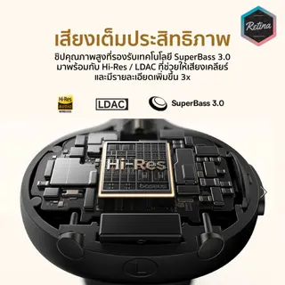 Baseus Bowie MC2 หูฟัง Clip On หูฟังไร้สาย รองรับ Hi-Res LDAC ใส่สบาย ไม่บีบรัดใบหู รูปที่ 2