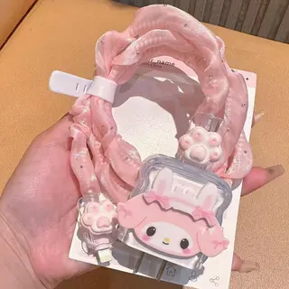 เคส สายชาร์จ ลายการ์ตูนน่ารัก ชุดพันสาย เคสหัวชาร์จ ลายการ์ตูน USB C 18W 20W รูปที่ 2