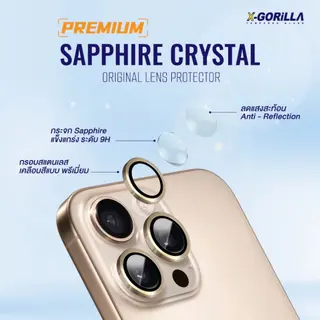 X-GORILLA ฟิล์มกระจกกันรอยเลนส์กล้อง สำหรับ iPhone สีตามเครื่อง งานPREMIUMสีสวย… รูปที่ 3