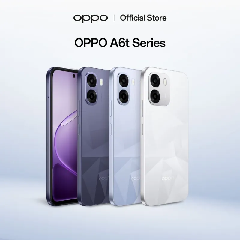 OPPO A6t Series | โทรศัพท์มือถือ ออปโป้ ทนทาน หน้าจอใหญ่ 6.75" 120Hz กันน้ำกันฝุ่น…