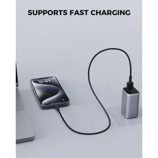 AUKEY สายชาร์จเร็วไอโฟน 8-14 Series Lightning Cable MFi Certified 0.9m | CB-BAL7 รูปที่ 2